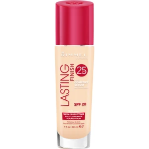 Rimmel London 100 Ivory Fondöten - Doğal Görünüm, Rahatlatıcı Serum, SPF20, Orta ve Tam Kapatıcılık, Cilt Tonu Eşitleme, 30 ml