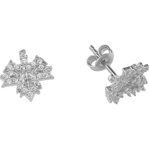 Gümüş Yaprak Küpe