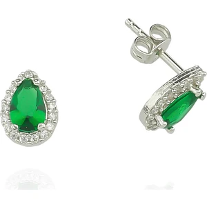 Gümüş Damla Anturaj Küpe