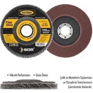 180*60 Kum Flap Disk Zımpara Sgs452 (1 Adet)