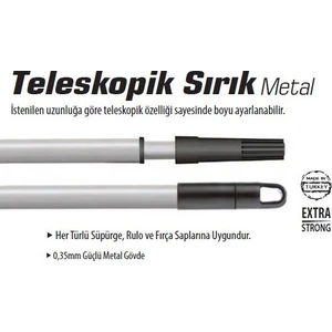 Teleskopik Metal 2Mt Sırık Sgs6202 (1 Adet)