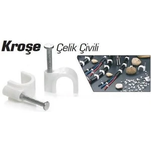 Çelik Çivili Kroşe 8 No (100 Adet) Sgs6098 (1 Paket)