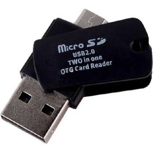 HD121 USB2.0 480 MB/s Mikro SD Kart Okuyucu ve OTG Fonksiyonlu - OTG Card Reader