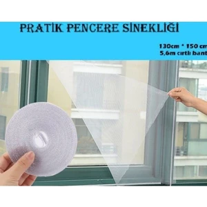Pratik Şeyler Ayarlanabilir Pencere Sinekliği Kendin Yap