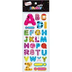 Sticker Puffy Tps-23 Harfler