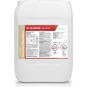 Selenoid Havuz Sıvı Klor Dezenfektan 25 Kg