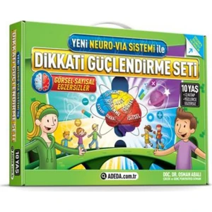 Adeda Yayıncılık Dikkati Güçlendirme Seti Plus 10 Yaş Yeni Neuro Via Sistemi İle - Osman Abalı