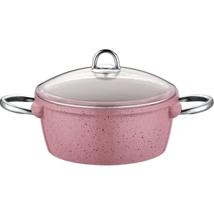 Vision Dökum Tencere 20 cm Derin Pembe