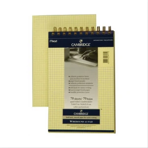 Mead-259880 Cambridge Sarı A4 70/4 Kareli