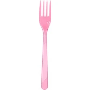 Pembe Plastik Çatal