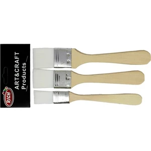 Ekonomik Set Fırça 3'Lü Beyaz Kıl