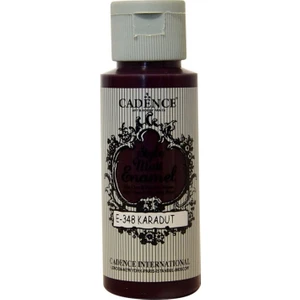Fırınlanabilir Enamel Cam - Seramik Ve Porselen Boyası 348 - Karadut 59 Ml