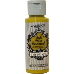 Fırınlanabilir Enamel Cam - Seramik Ve Porselen Boyası 358 - Sarı Yeşil 59 Ml
