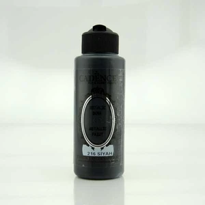 Metalik Sedefli Boya 216 - Siyah 120 Ml