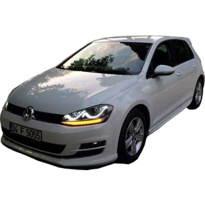Paşa Tuning Volkswagen Golf 7 2012 - 2017 Aerodinamik Yan Marşpiyel Seti (Plastik)