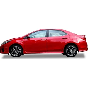 Paşa Tuning Toyota corolla 2012-2016 Yan Marşpiyel Seti (Plastik)