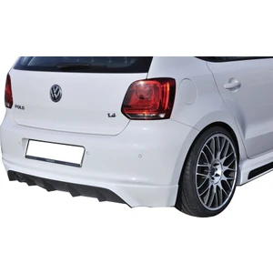 Paşa Tuning Volkswagen Polo 6R 2010 - 2014 Rieger Makyajsız Arka Tampon Eki - Difüzör (Plastik)