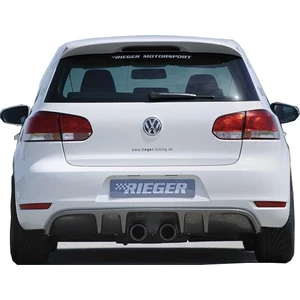 Paşa Tuning Volkswagen Golf 6 2009 - 2012 Rieger Arka Tampon Eki - Difüzör (Plastik)