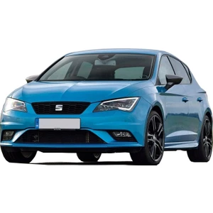 Seat Leon MK3 5F 2013 - 2017 Aerodinamik Yan Marşpiyel Seti (Plastik)