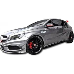 Paşa Tuning Mercedes A Serisi W176 2013 - 2015 A45 Ön Tampon Kaşları (Plastik)