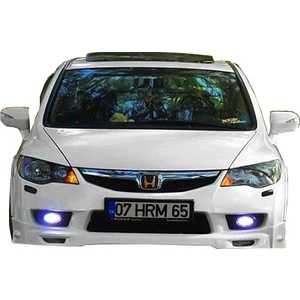 Paşa Tuning Honda Civic FD6 Mugen 2010 - 2011 Makyajlı Ön Tampon Ek (Plastik)