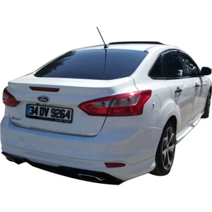 Paşa Tuning Ford Focus 3 Sedan Arka Tampon Eki - Difüzör (Plastik)