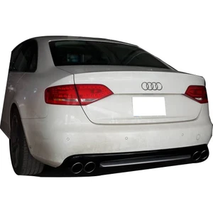 Paşa Tuning Audi A4 B8 2008 - 2012 S4 Arka Tampon Eki - Difüzör ( Plastik)