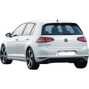 Paşa Tuning Volkswagen Golf 7 2012 - 2016 GTi Arka Tampon Eki (Plastik)
