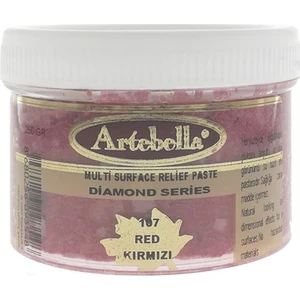 Multi Surface Rölyef Pastası 250 gr Diamond Seri 107 Kırmızı
