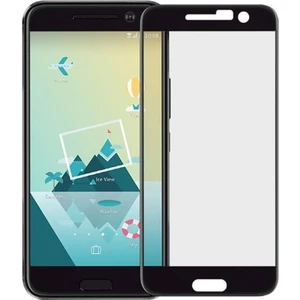 HTC M10 Tam Kaplayan Çerçeveli Tempered Cam Koruma