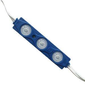 Amber LED Mercekli Modül Led Mavi 1.5W (20 Adet)