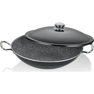 Granit Wok Tencere 32 cm – Zafer Endüstriyel Mutfak