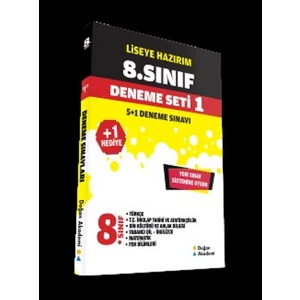 Liseye Hazırım 8. Sınıf Deneme Seti 1 (6 Fasikül)
