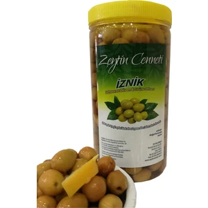Zeytin Cenneti Edremit Tipi Çizik Yeşil Zeytin 1 Kg