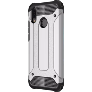 Huawei P20 Lite Kılıf Rugged Armor Gümüş