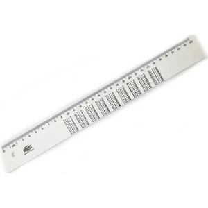 Cetvel Çarpım Tablolu 20 Cm 00176