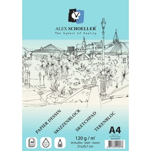 Alex Eskiz A4 120 Gr Spiralli  40Yaprak Alx -0278