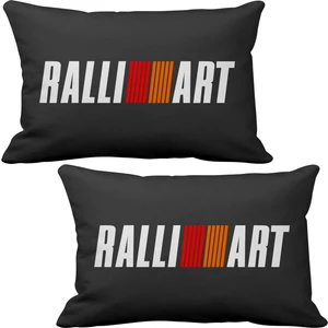 ASR Ralli Art 2'li Lüks Araç Boyun Yastığı Siyah ve Ahşap Logo Anahtarlık