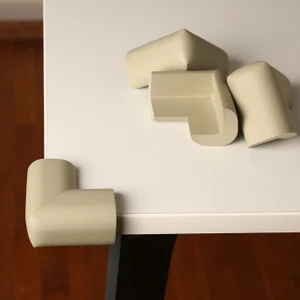 Miningaa Kauçuk Masa sehpa Köşe Koruyucu Gri 4 ADET