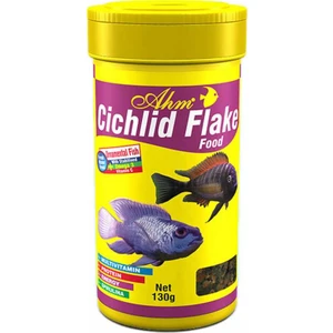 Ahm Cichlid Flake Food Pul Balık Yemi 100 Ml