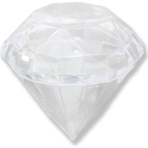 Mutlu Adım 12 Adet 7 x 6, cm Elmas Plastik Kutu Piramit