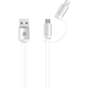 Micro USB Ve iPhone Uyumlu Girişli Multi USB Data Kablo