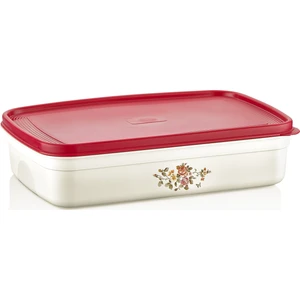 Çiçek Desenli Linda Saklama Kabı 1Lt.