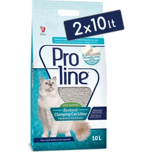 Pro Line Marsilya Sabunu Kokulu Topaklanan Kedi Kumu 10 Lt (2 Adet)