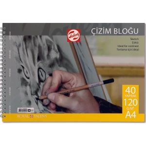 120Gr A4 40Yp.Spiralli Çizim Blok