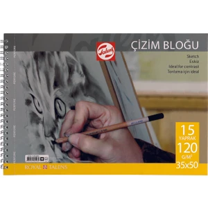 120Gr 35*50 15Yp.Spiralli Çizim Blok