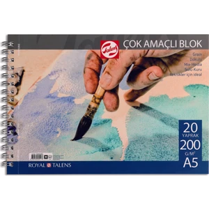 200Gr A5 20Yp.Spiralli Resim Blok