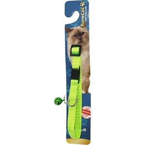 Eurocat Renkli Çıngıraklı Kedi Boyun Tasması Yeşil