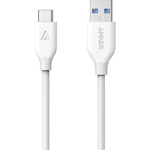 PowerLine USB-C to USB 3.0 Type-C Şarj ve Data Kablosu 0.9 Metre - Beyaz - A8163 (Anker Türkiye Garantili)