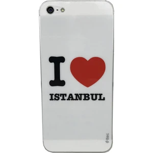 iPhone 5/5S/SE İstanbul Yazılı İnce Ön ve Arka Koruyucu